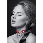 collier rouge cadenas coeur Bijoux Pour Toi