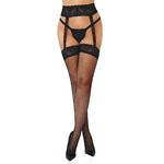 bas porte-jarretelles Fishnet Garterbelt Stockings, Daring Intimates (4)