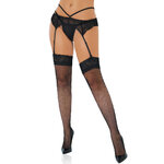 bas résille Net Stockings with Lace Top, Daring Intimates (5)