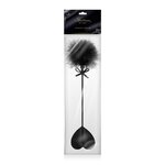 tapette cœur avec pompon noir SWEET CARESS (3)