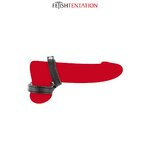 double cockring simili cuir FETISH TENTATION (2)