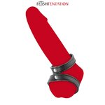 double cockring simili cuir FETISH TENTATION (3)