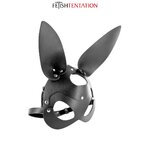 masque bunny simili cuir réglable FETISH TENTATION (2)