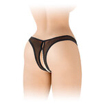 string ouvert avec perles Sophie noir FASHION SECRET (2)