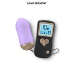 gros plan oeuf vibrant "Cry Baby" mauve Love to Love   télécommande