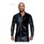 chemise wetlook et vinyle H064 Noir HandMade