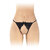 string ficelle ouvert Sandra noir FASHION SECRET