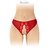 culotte rouge ouverte Ambre FASHION SECRET