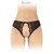 culotte noire ouverte Ambre FASHION SECRET