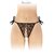 string noir ouvert à nouer Stella FASHION SECRET