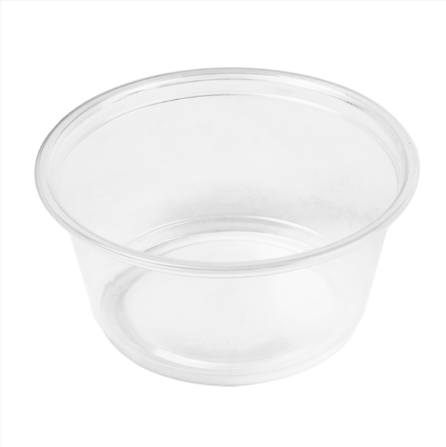 2500 PETITS POTS MICRO-ONDABLES 100 ML Ø7,4x3,5 CM TRANSPARENT