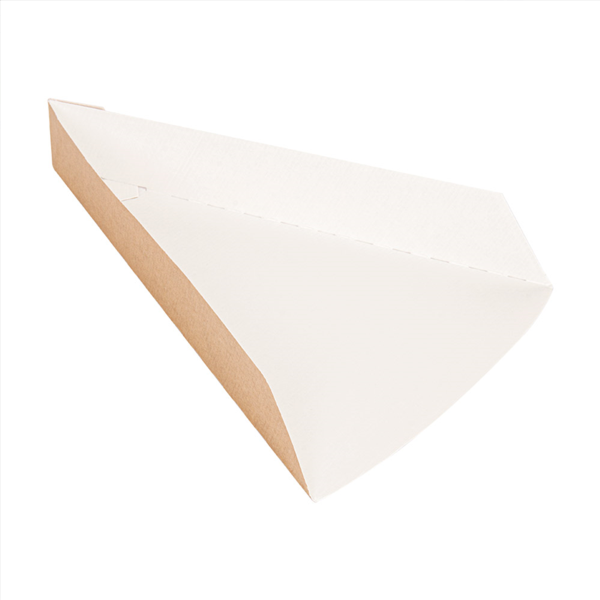 1200 PELLES TRIANGULAIRES PIZZA \'THEPACK\' 220 G/M2 21x16,5x3,5 CM NATUREL CARTON ONDULÉ NANO-MICRO
