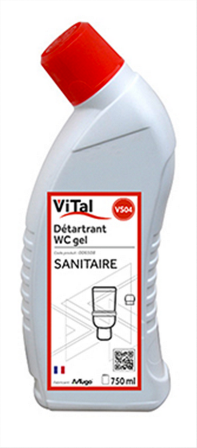 Détartrant gel WC - Flacon 750 ml