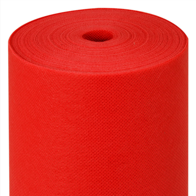 NAPPE PRÉ-DÉCOUPÉE 120 CM \'SPUNBOND\' 60 G/M2 1,20x50,4 M ROUGE