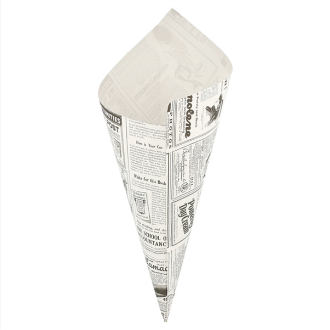 1000 SACHETS EN POINTE \'TIMES\' 400 G 70 G/M2 34x24 CM BLANC PARCH.INGRAISSABLE