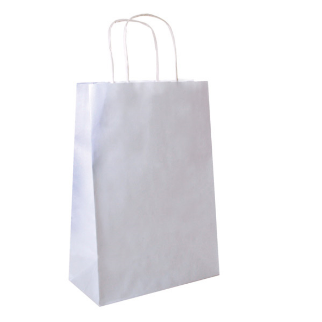 250 SACS SOS AVEC ANSES 80 G/M2 20+10x29 CM BLANC CELLULOSE