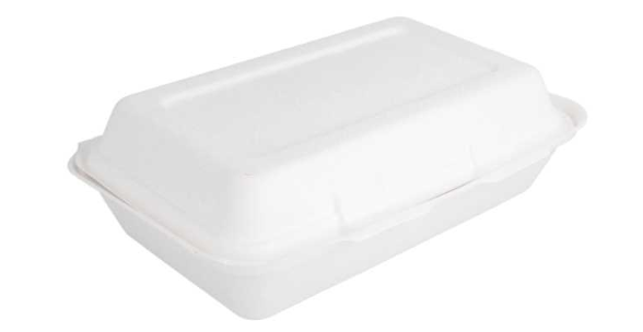 COQUILLES L \'BIONIC\' 1 L 16x24x7,5 CM BLANC BAGASSE (400 UNITÉ)