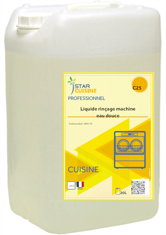 STAR CUISINE LIQUIDE RINCAGE MACHINE EAU DOUCE 20L