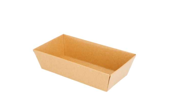 1000 BARQUETTES 250 + 12,5 PE G/M2 13,5x7,5x3,5 CM NATUREL KRAFT