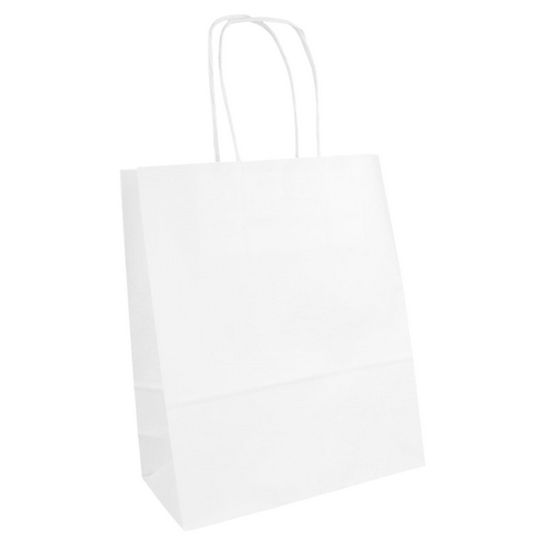 250 SACS SOS AVEC ANSES 80 G/M2 18+8x21,5 CM BLANC CELLULOSE