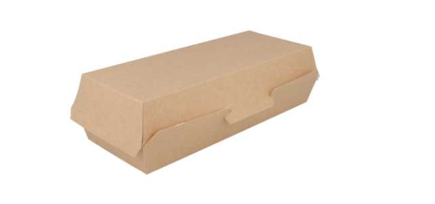 300 BOÎTES PANINI \'THEPACK\' 220 G/M2 26,5x12,2x7 CM NATUREL CARTON ONDULÉ NANO-MICRO