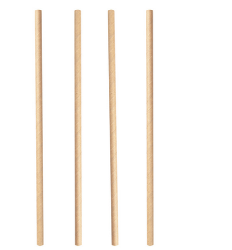 3000 PAILLES DROITES \'PAPER\' Ø0,60x20 CM NATUREL KRAFT
