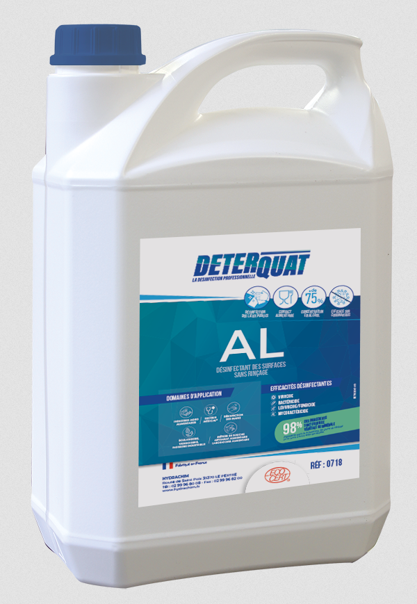 DETERQUAT - 0715 - 5L SANS RINCAGE DESINFECTANT VIRUCIDE