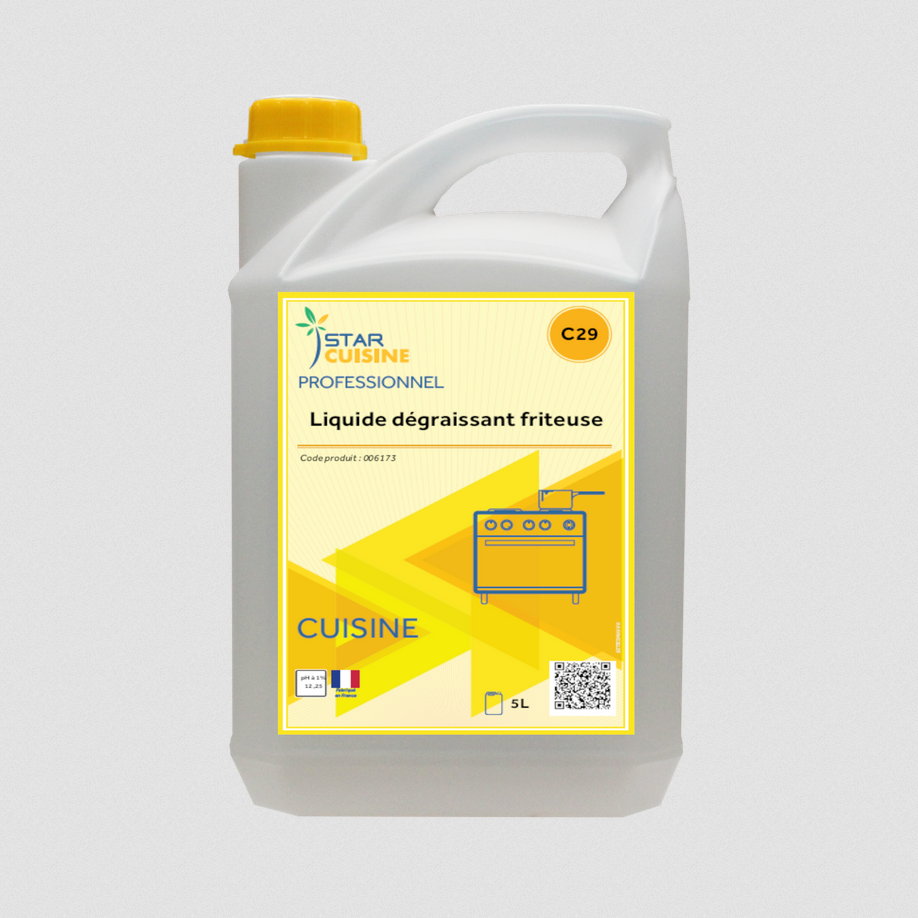 STAR CUISINE LIQUIDE DEGRAISSANT FRITEUSE ET GRAISSE CUITE 5L