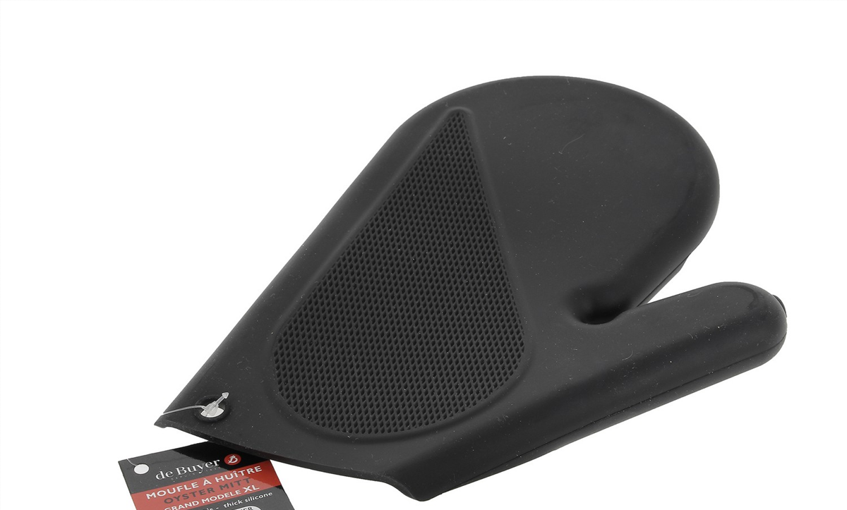 MOUFLE A HUITRE XL DROITIER NOIRE MAT