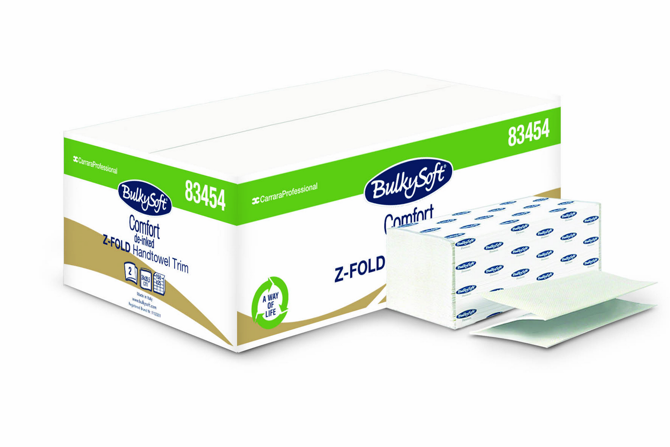 ESSUIE MAINS CONFORT Z FOLD HANDTOW 2 PLIS CARTON DE 3750