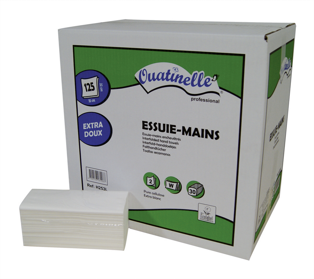 30 PAQUETS ESSUIE M PLIE W 2P BLC 22X34