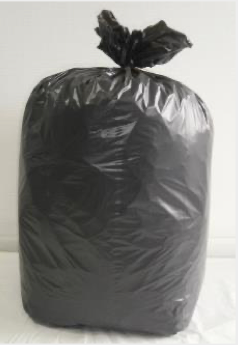 1000 SACS POUBELLE 30HD NOIR  ETOILE ECO 11 MICRONS TAILLE 50x65