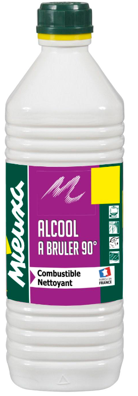 ALCOOL A BRULER 90ø 1L