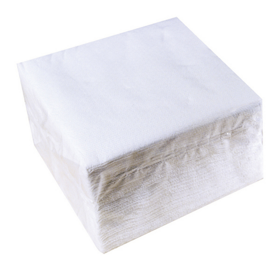 500 SERVIETTES BLANCHE 1PLI 30X30CM