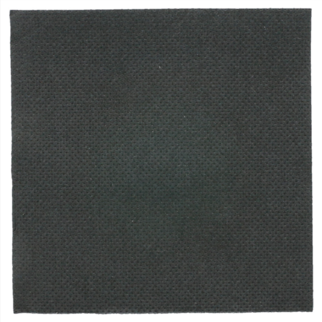 2400 SERVIETTES ECOLABEL \'DOUBLE POINT\' 18 G/M2 20x20 CM NOIR OUATE