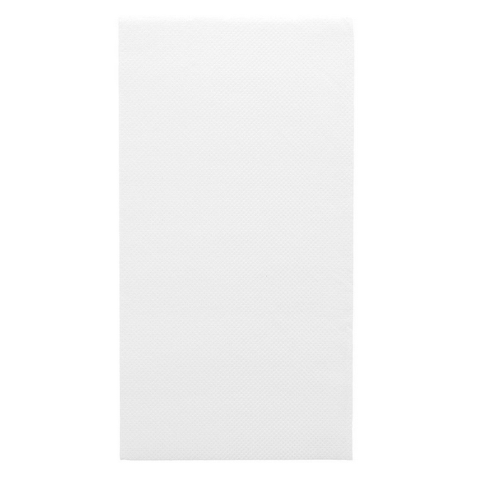 1800 SERVIETTES ECOLABEL P. 1/6 \'DOUBLE POINT\' 18 G/M2 30x40 CM BLANC OUATE