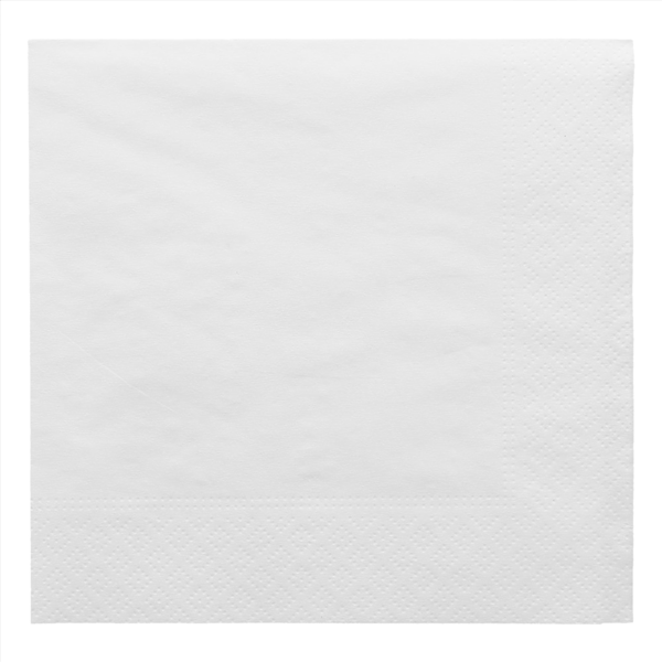 2400 SERVIETTES ECOLABEL 2 PLIS 18 G/M2 30x30 CM BLANC OUATE