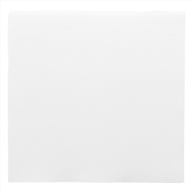 1200 SERVIETTES ECOLABEL \'DOUBLE POINT\' 18 G/M2 39x39 CM BLANC OUATE
