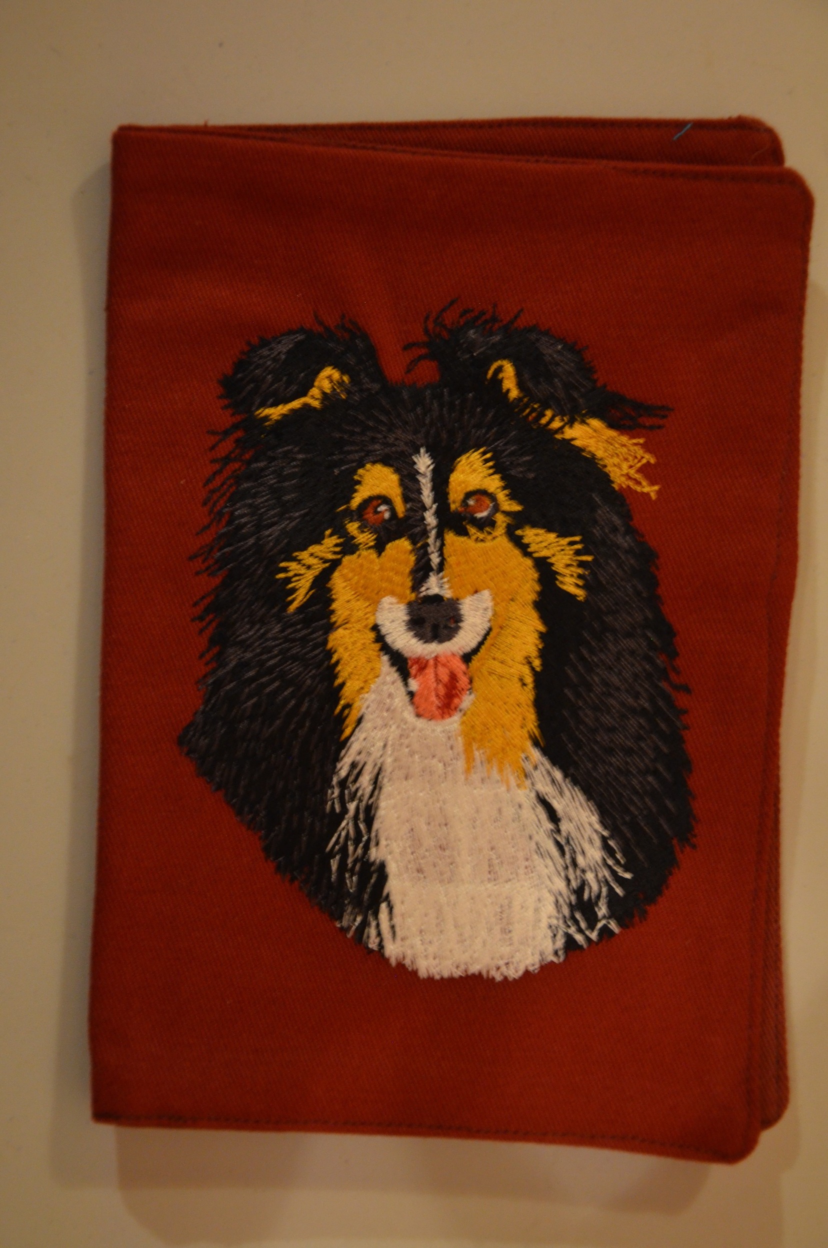 Broderie Berger des Shetland 11 - protège carnet de santé bordeaux