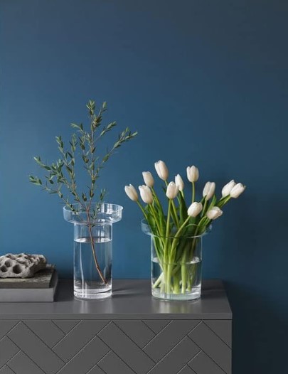 KOSTA BODA ライムライトフラワーベースTULIPグリーン美品 KOSTA BODA ライムライトフラワーベースTULIPグリーン美品 コスタ ボダ