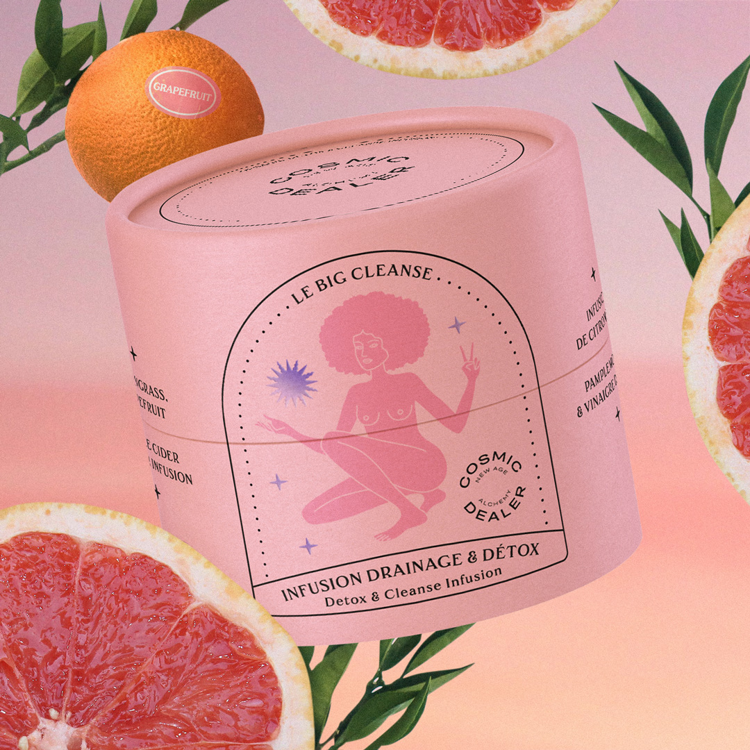 Infusion detox pamplemousse, vinaigre de cidre et citronnelle en vrac cosmic dealer