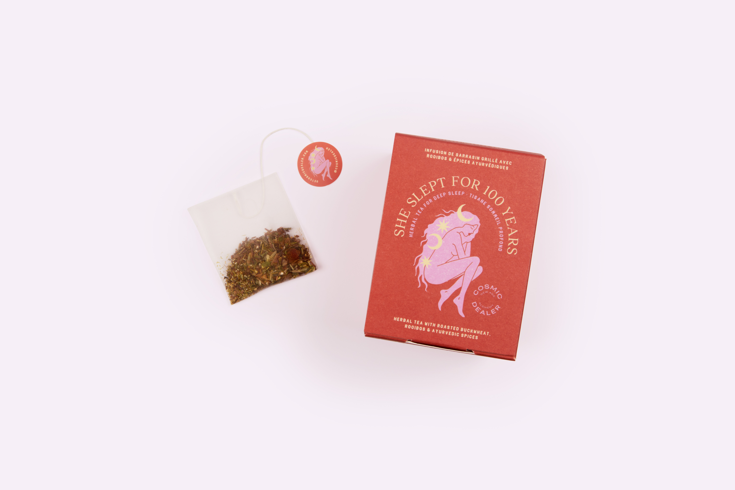 Infusion sommeil roibos sachet compostable cosmic dealer