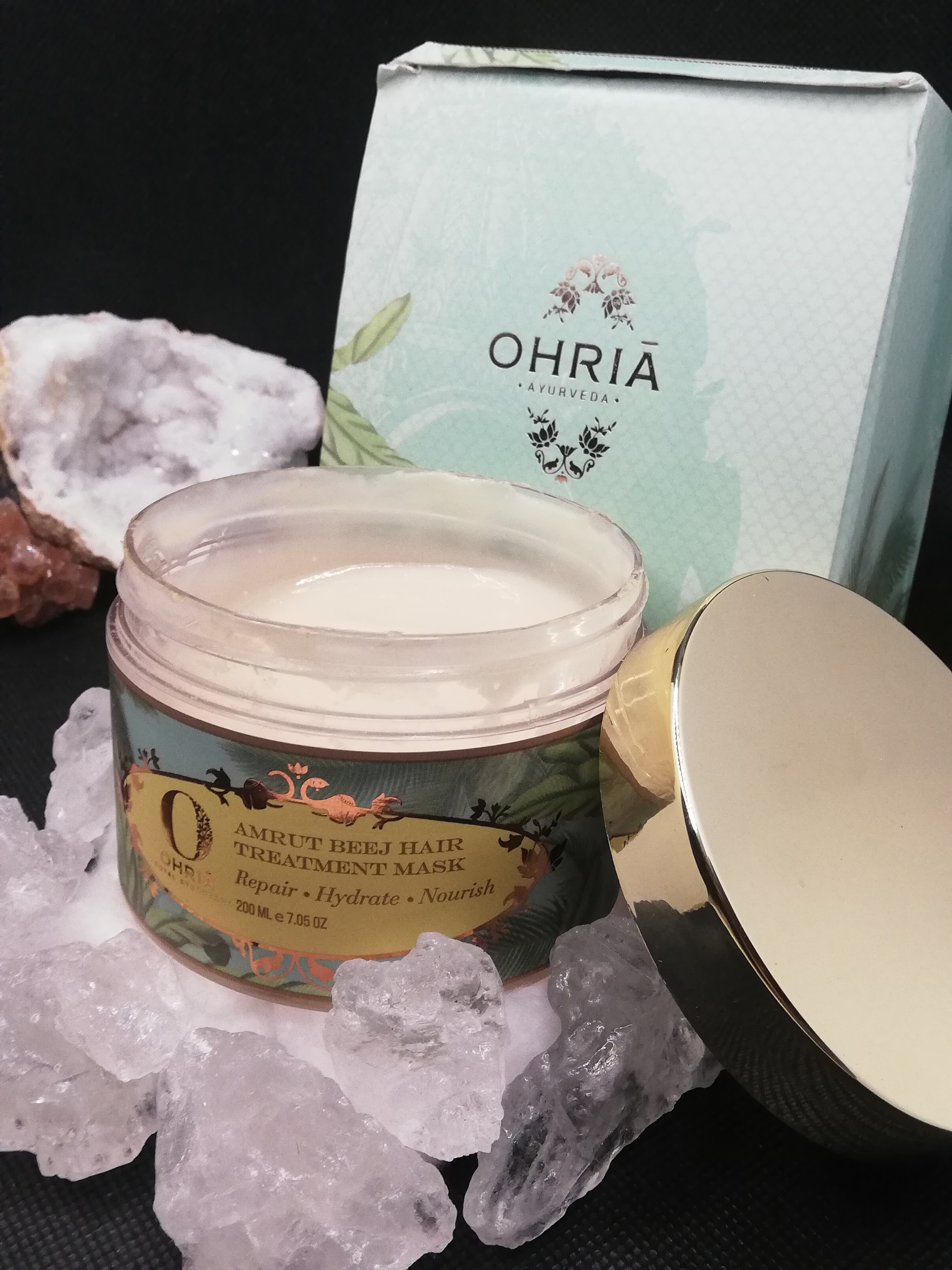 Masque cheveux amrut beej ohria5