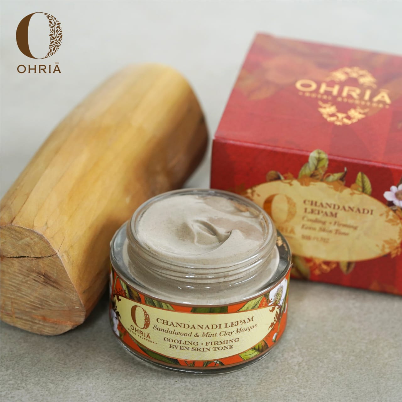 Masque bois de santal Ohria