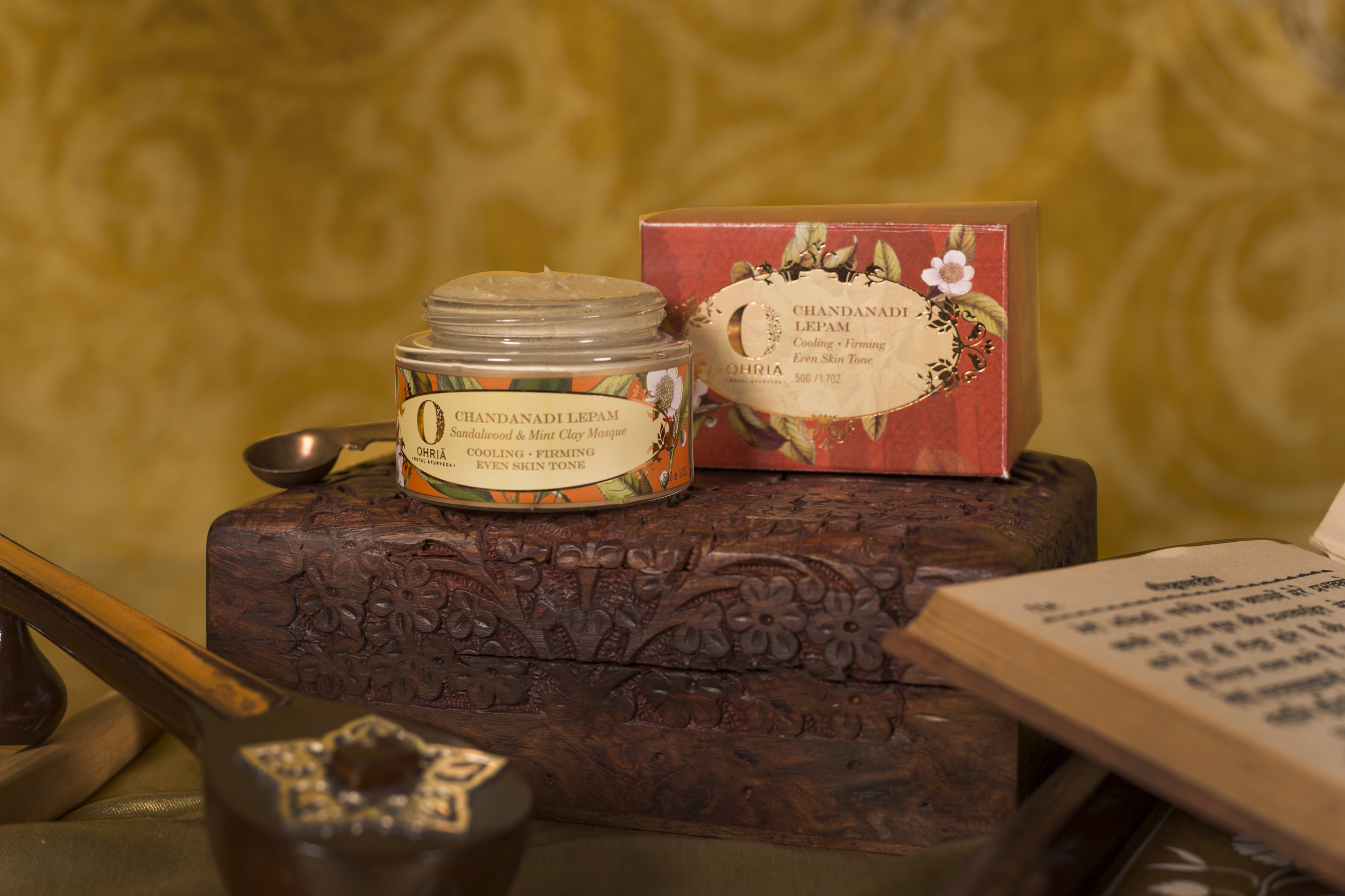 Masque visage bois de santal Ohria