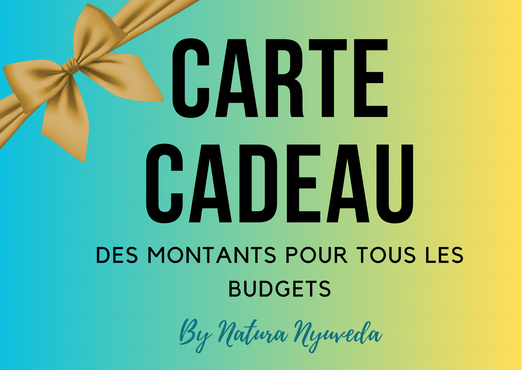 Chèque cadeau tout budget