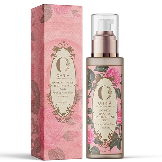 gel hydratant visage miel et rose ohria