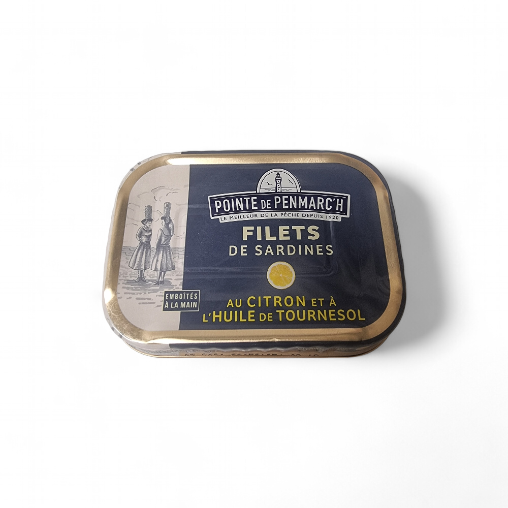 Filets de Sardines citron et huile de tournesol