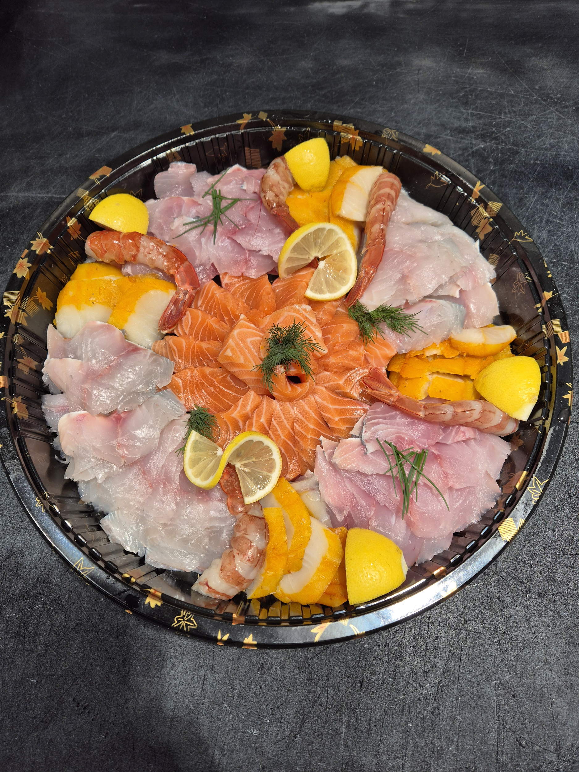 Plancha de poissons