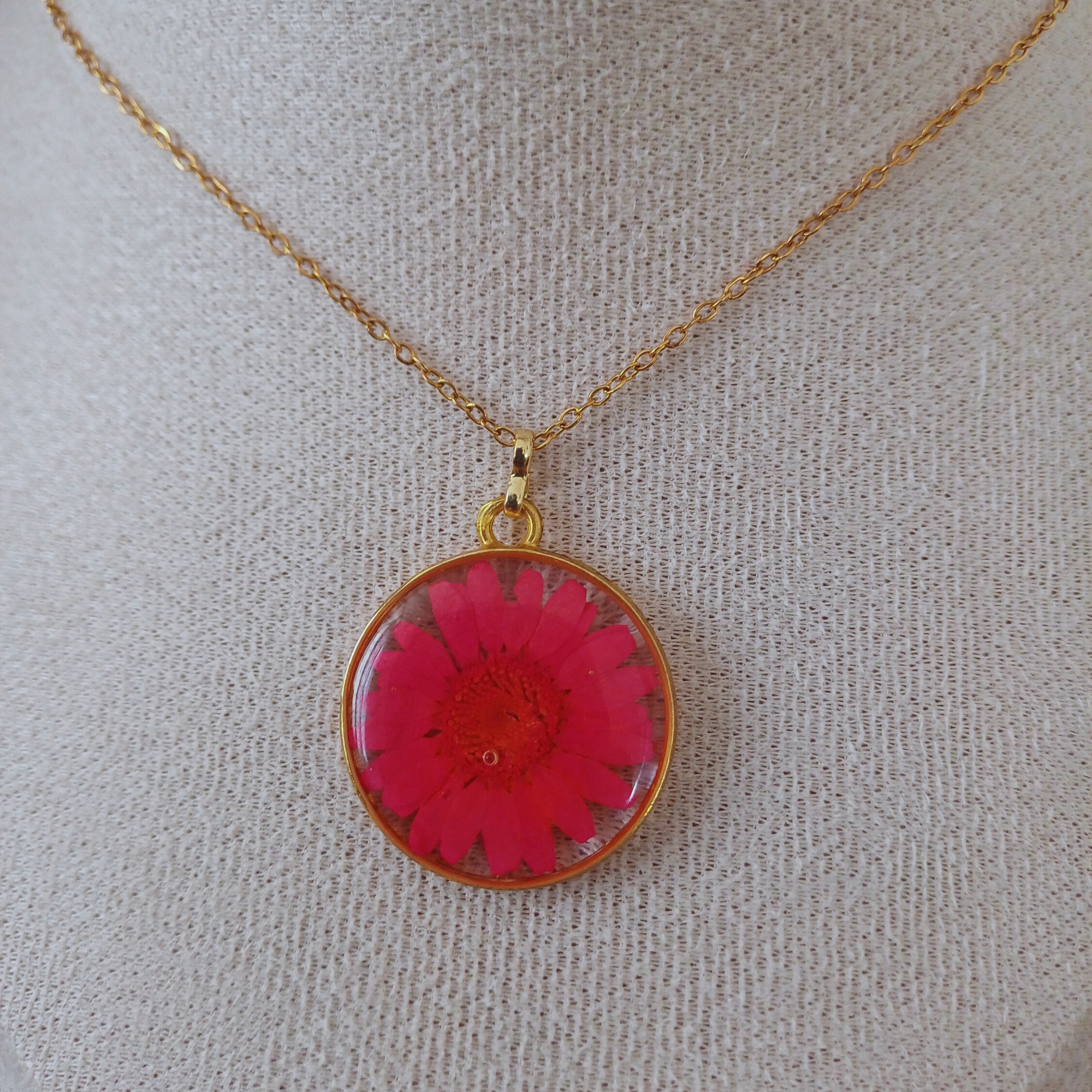Bracelet marguerite rose  3